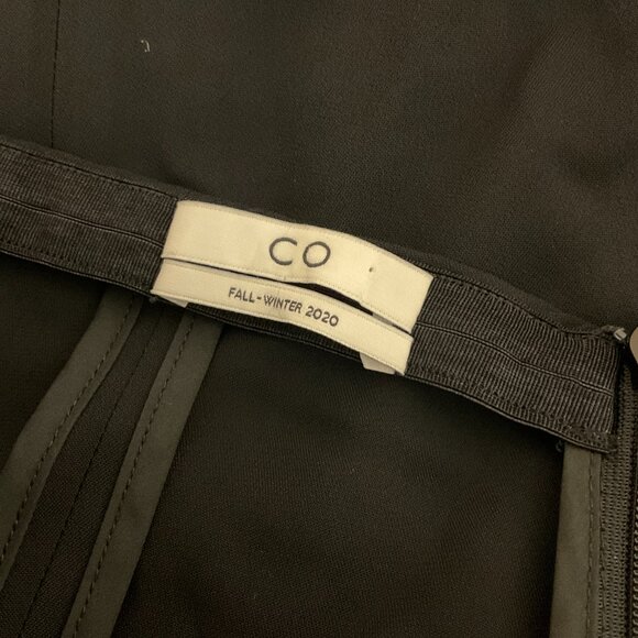 CO Fall-Winter 2020 Pants M Black Elastic Waist Back Zipper Straight Leg - Picture 9 of 9